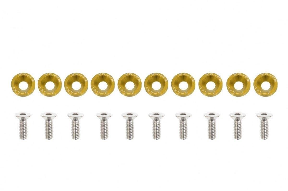 Dekoratívne skrutky M6x1.0 15mm JDM zlaté 1