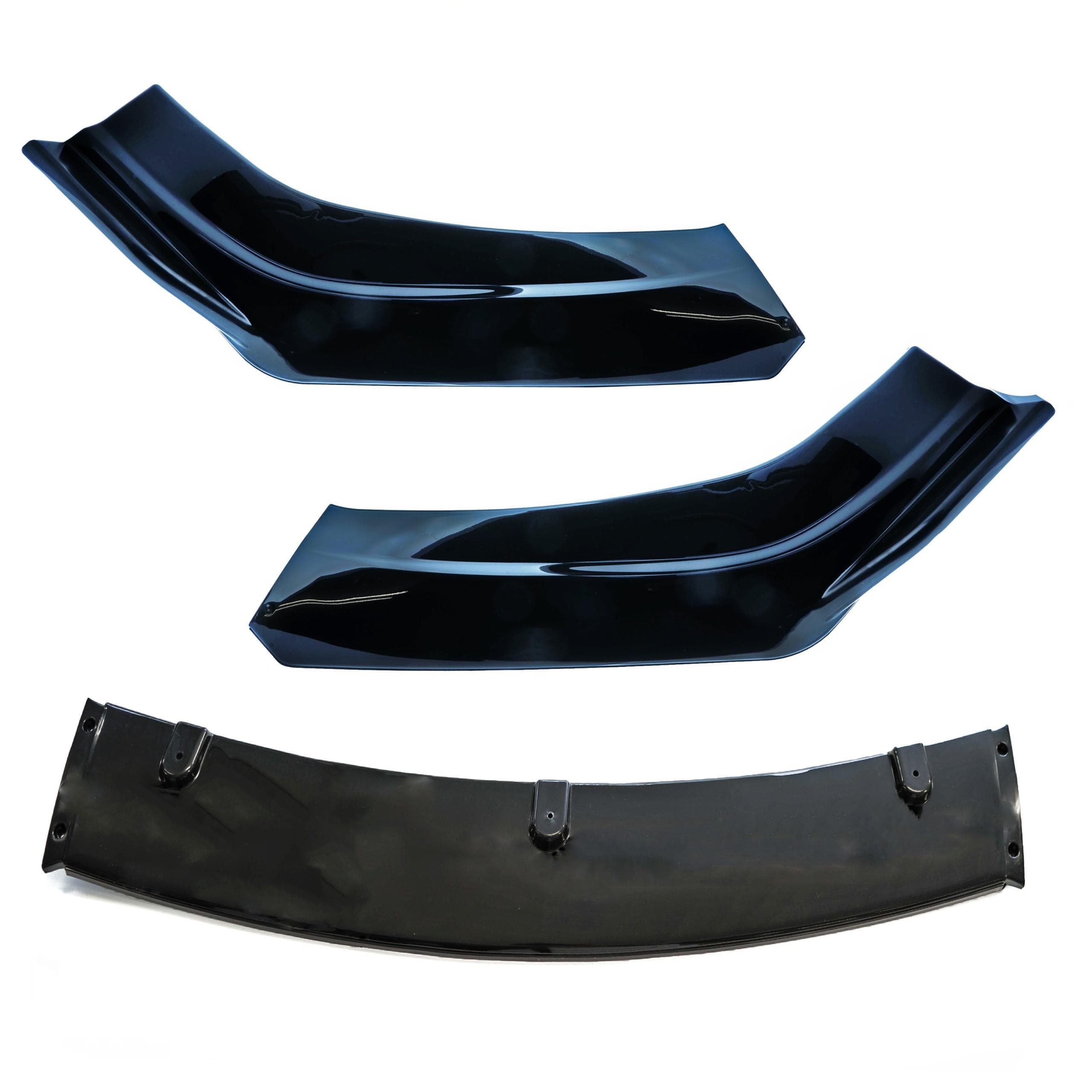 Predný nárazníkový splitter pre auto - Čierny lesk - EPTUNING028 1