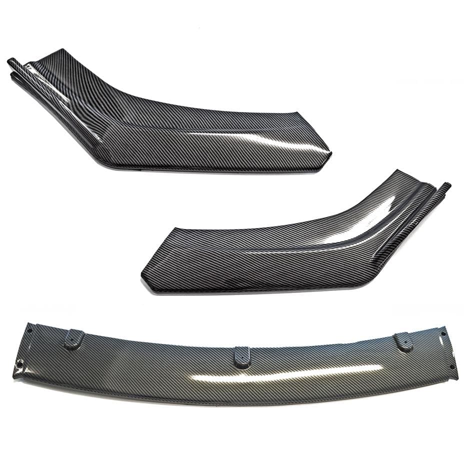 Predný nárazníkový splitter pre auto - Čierny karbón - EPTUNING029 1