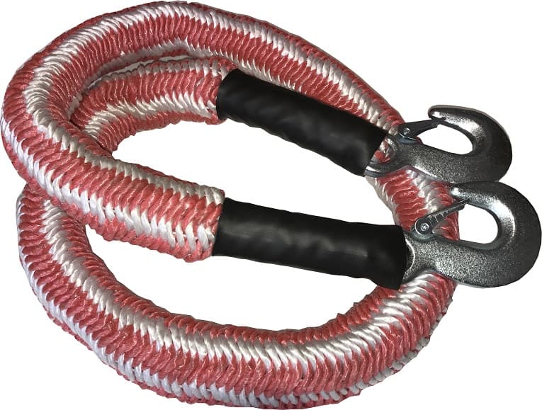 Ťažné lano pružné s 2 karabínami 2500-3500 kg - G55706 1
