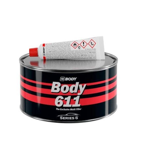HB BODY 611 univerzálny tmel na všetky kovy, drevo béžový 250g