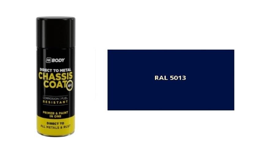 HB BODY 410 chassis coat, polomat RAL 5013 sprej 400ml