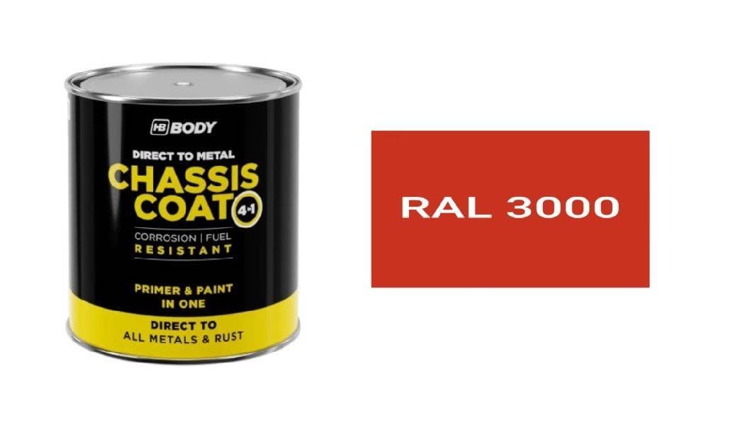 HB BODY 410 chassis coat RAL 3000 750ml 1
