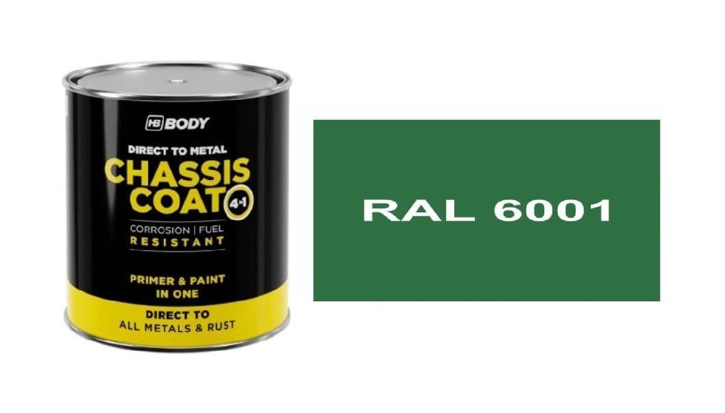 HB BODY 410 chassis coat RAL 6001 750ml 1