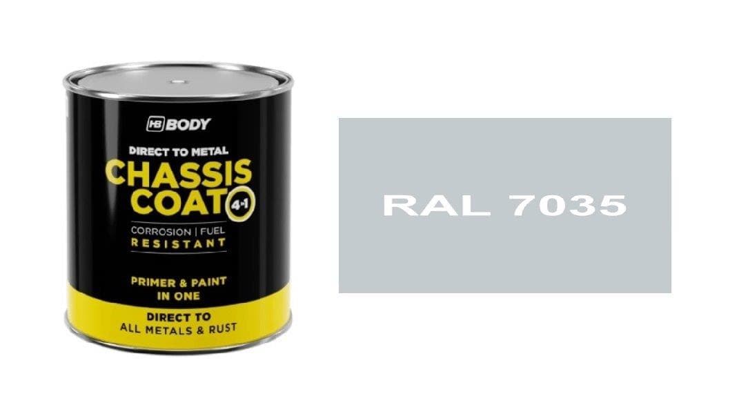 HB BODY 410 chassis coat RAL 7035 750ml 1