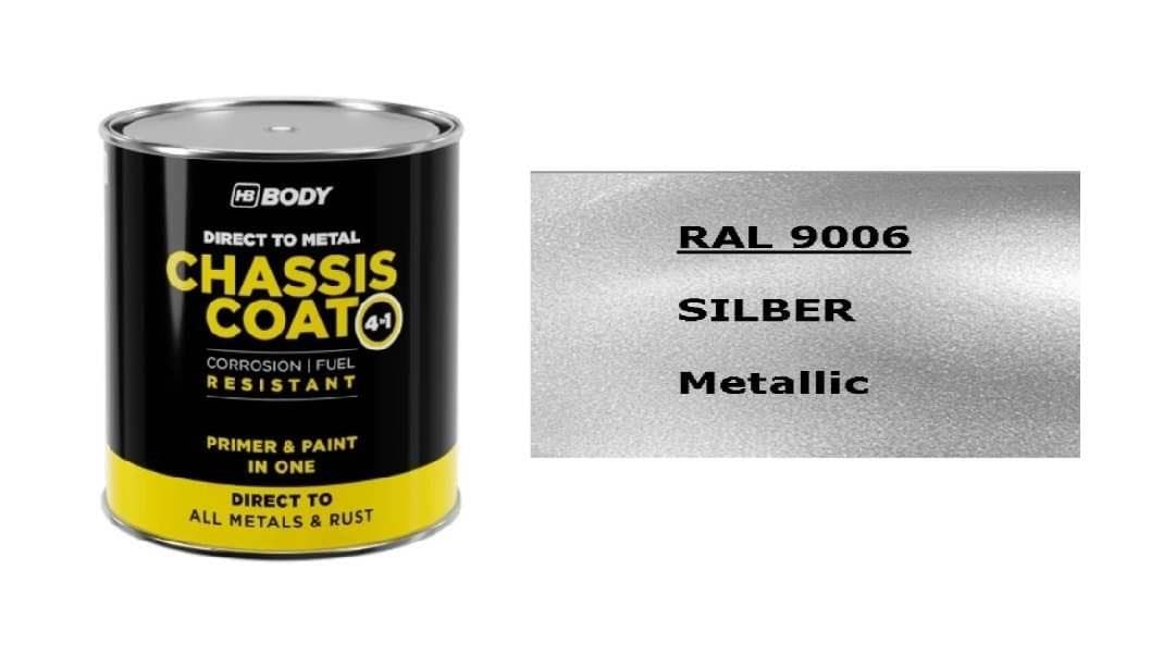 HB BODY 410 chassis coat RAL 9006 750ml 1