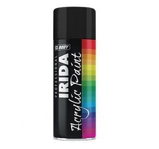 HB BODY IRIDA TEXTURE - textúrovaná farba aj na plasty v spreji čierna 400ml