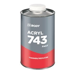 HB BODY 743 akrylové riedidlo rýchle / fast 1L