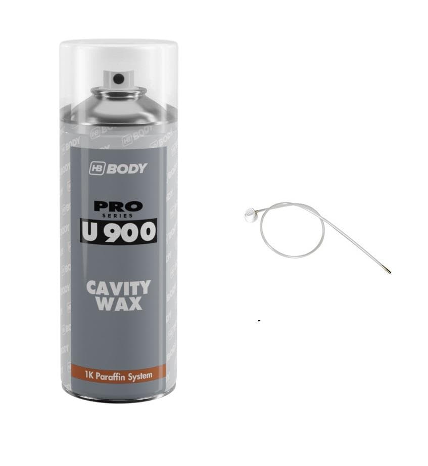 HB BODY 900 cavity wax - sprej na dutiny hnedý 400ml - s hadičkou 60cm 1
