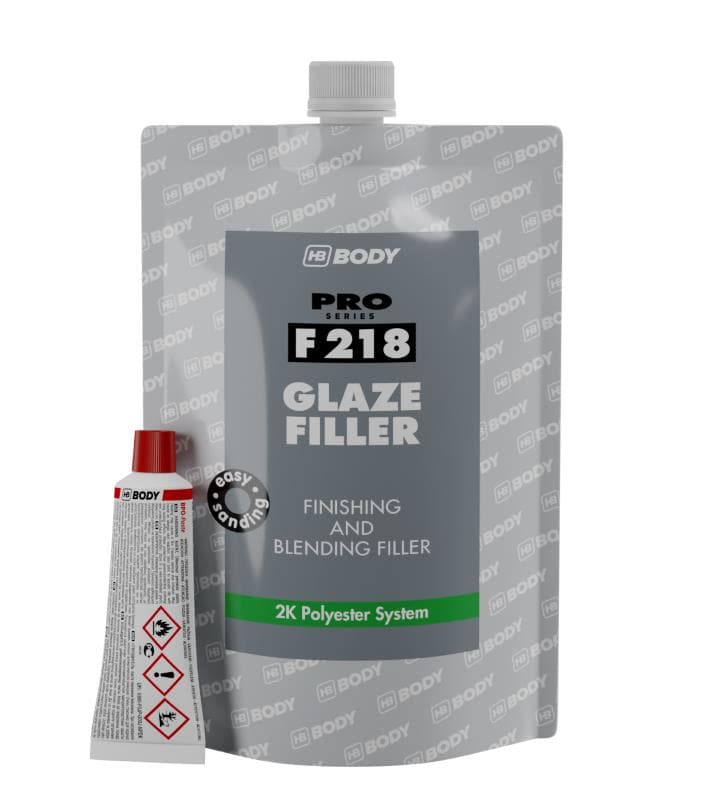 HB BODY F218 Glazúrovací tmel svetlo zelený 600ml 1