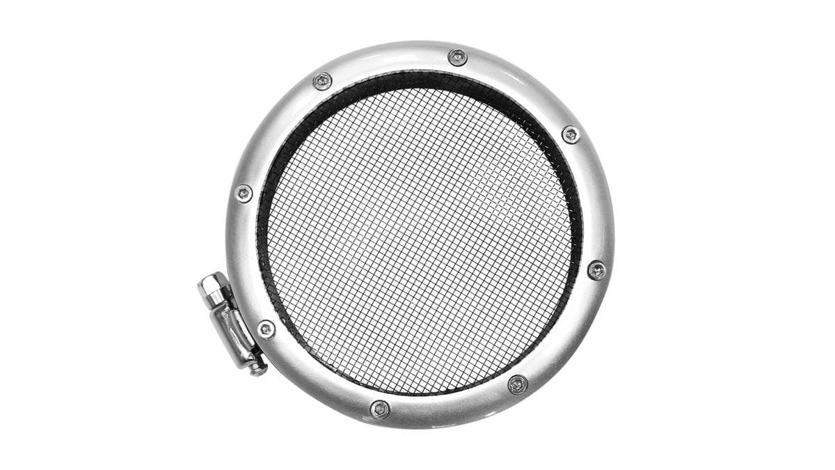 Kryt prívodu vzduchu 76mm Silver
