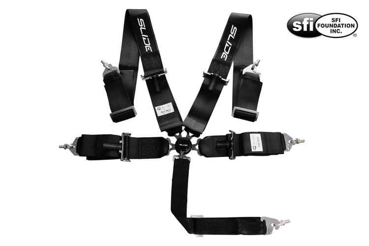 Závodné bezpečnostné pásy Slide Quick 5p 3" Black Approval SFI JB-PA-073