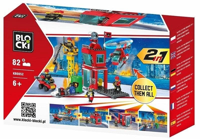 BLOCKI - MyFireBrigade 2 in 1 82 Elements 1