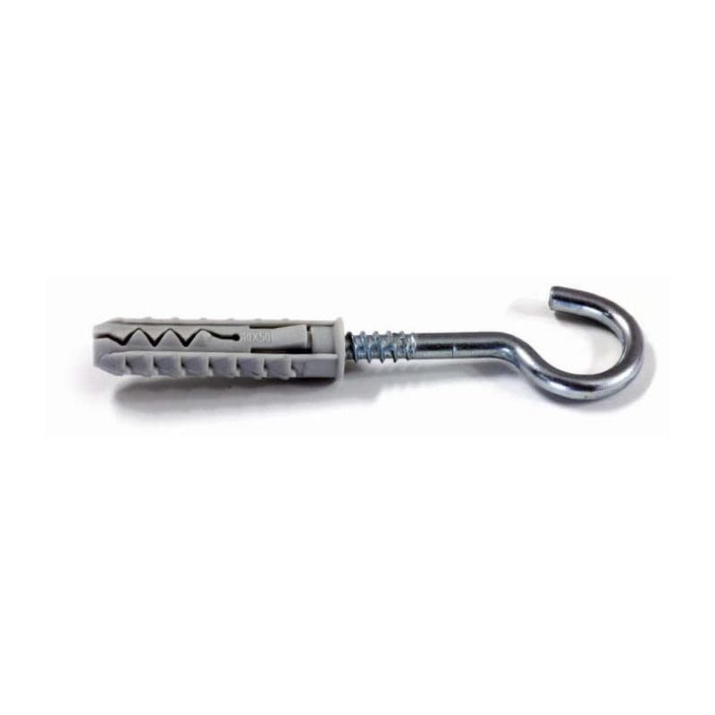 Hmoždinka rozperná s okrúhlym hákom hmoždinka: Ø8x40mm, hák: Ø5x42mm 1/12 - KHS08