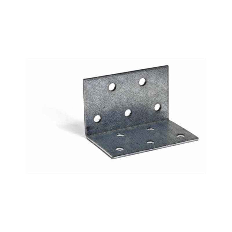 Perforovaný uholník - platňový 60x60x80mm, hrúbka: 2,0mm 25 - KP9 1