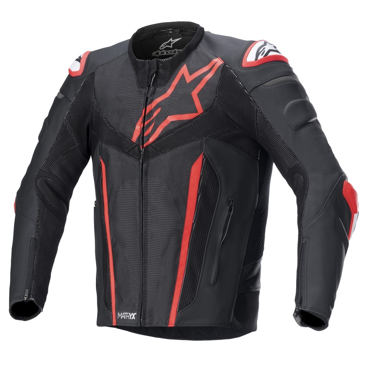 Bunda FUSION (čierna/červená fluo, veľ. 48)