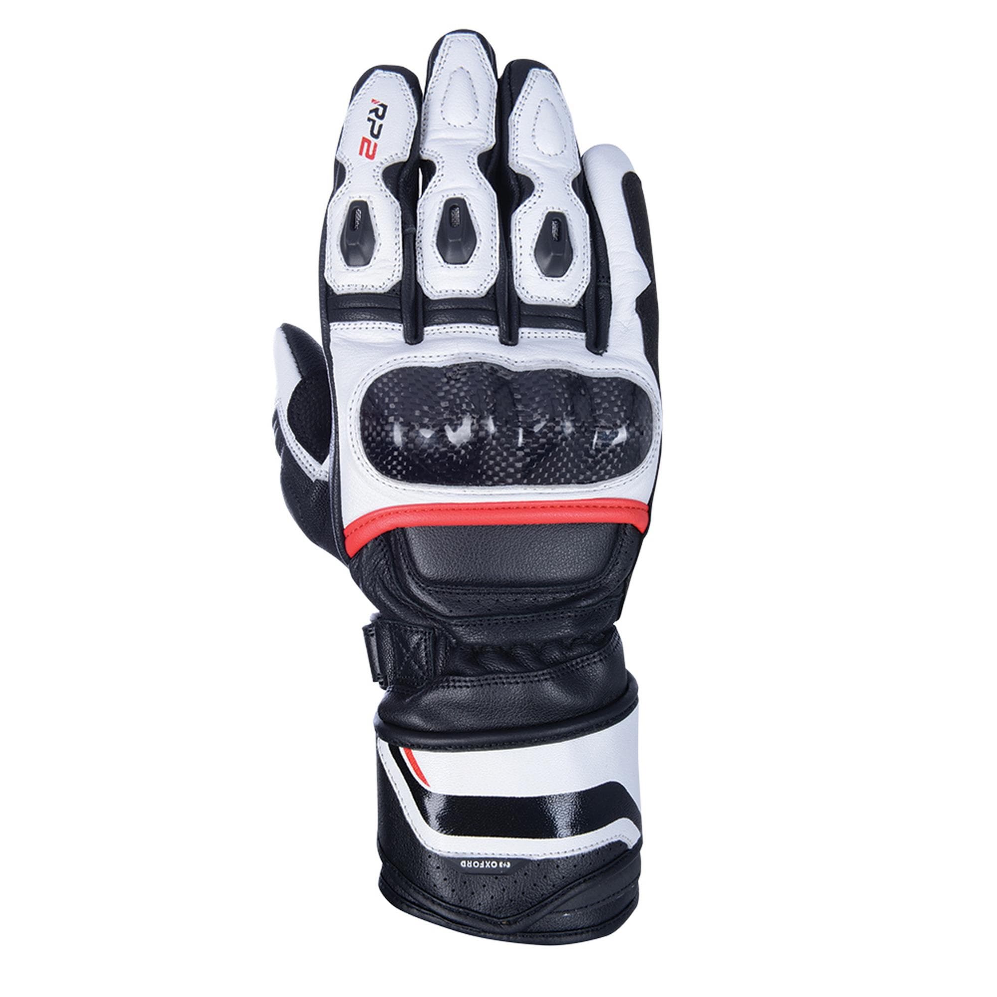Rukavice RP-2 2.0 (čierne/biele/červené, veľ. S)