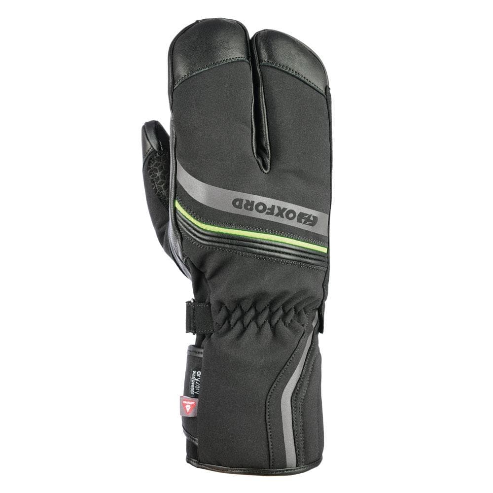 Rukavice POLAR 1.0 DRY2DRY™ (čierna/žltá fluo, veľ. S)