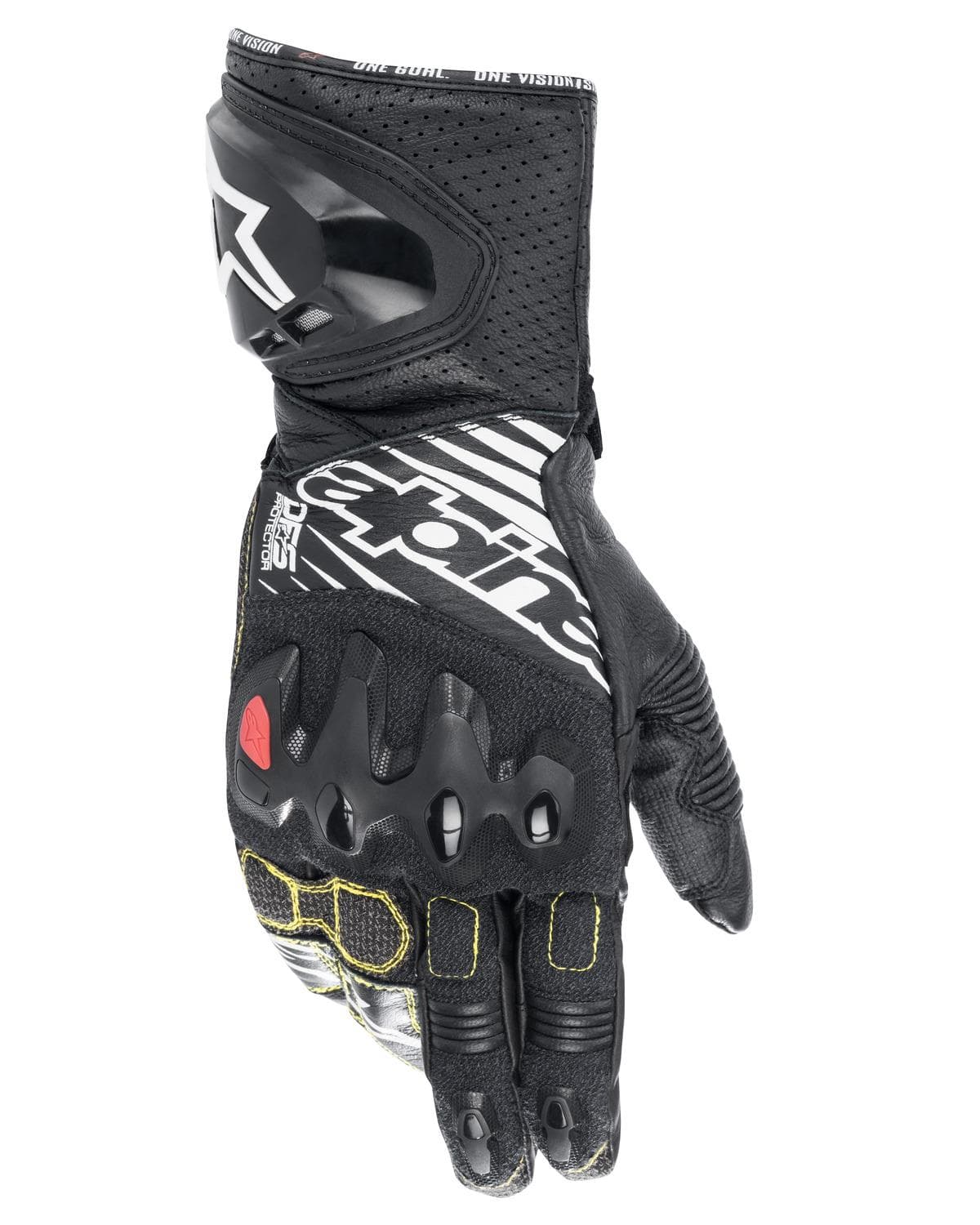 Rukavice GP TECH V2 (čierna/biela, veľ. M) 1