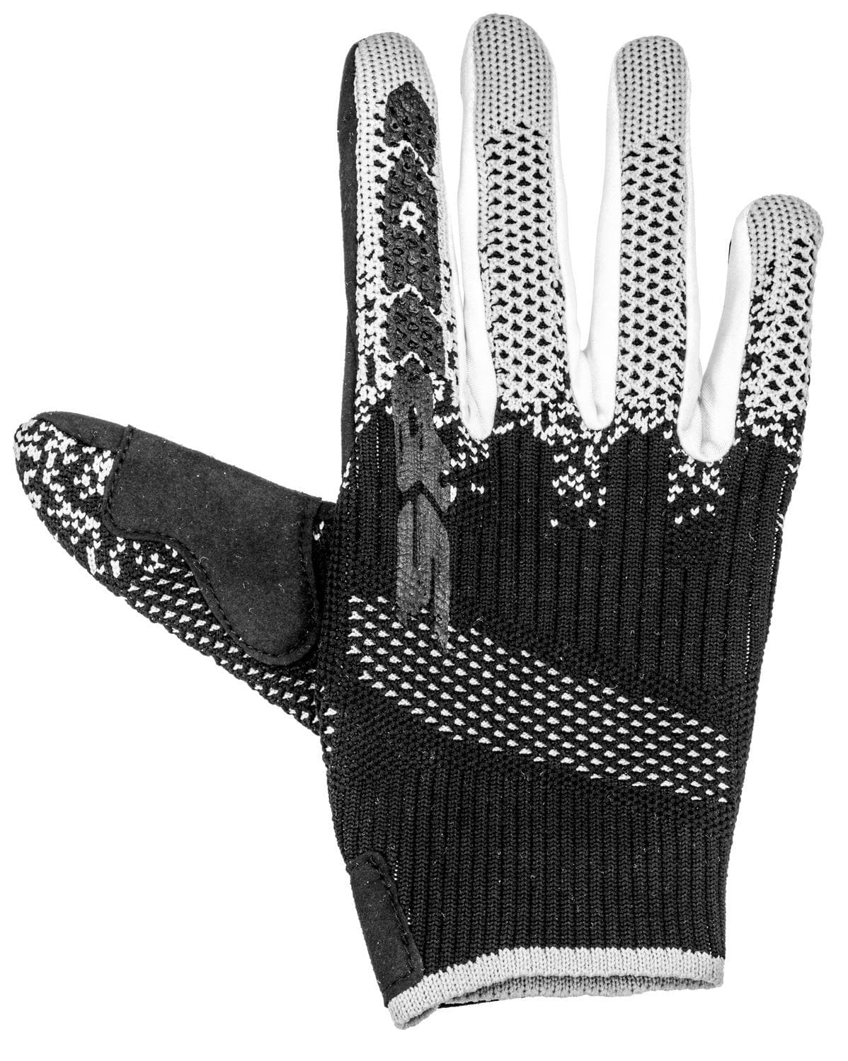 Rukavice X-KNIT (čierna/sivá, veľ. S) 1