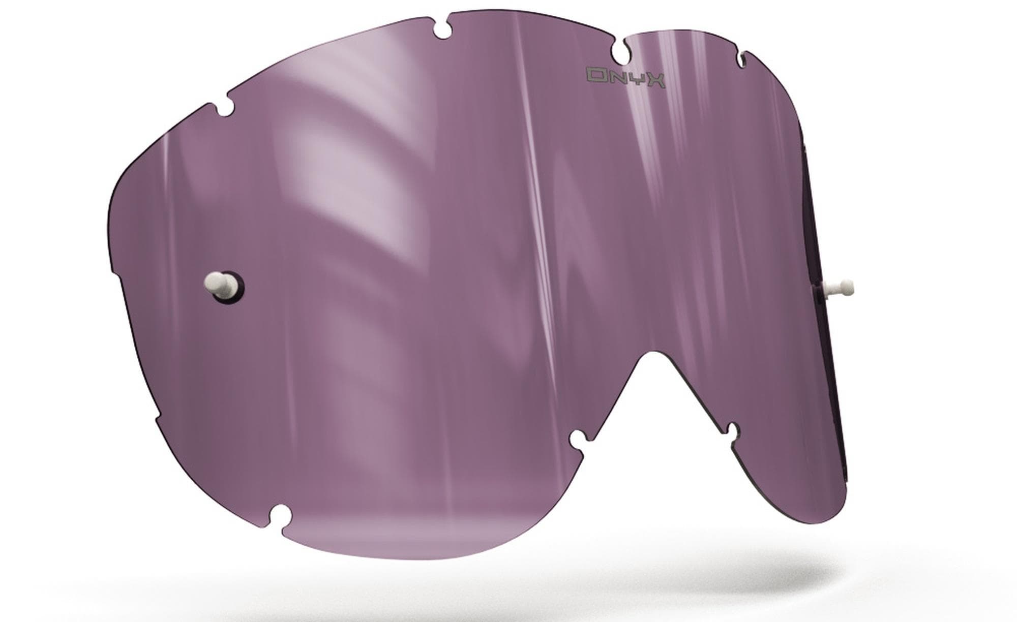 Plexi pre okuliare OPTICS/ALLOY/TARGA, ónyx LENSES (fialové s polarizáciou)