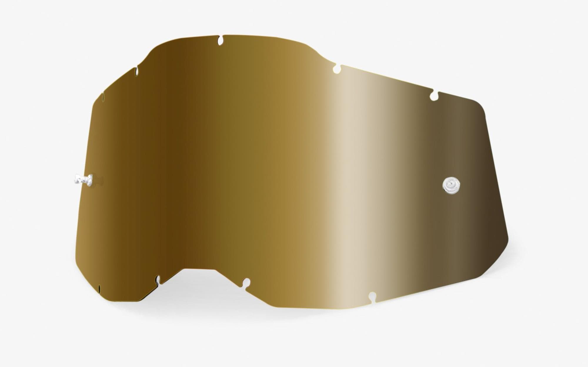 Plexi Racecraft 2/Accuri 2/Strata 2 (zlaté chróm, Anti-fog)