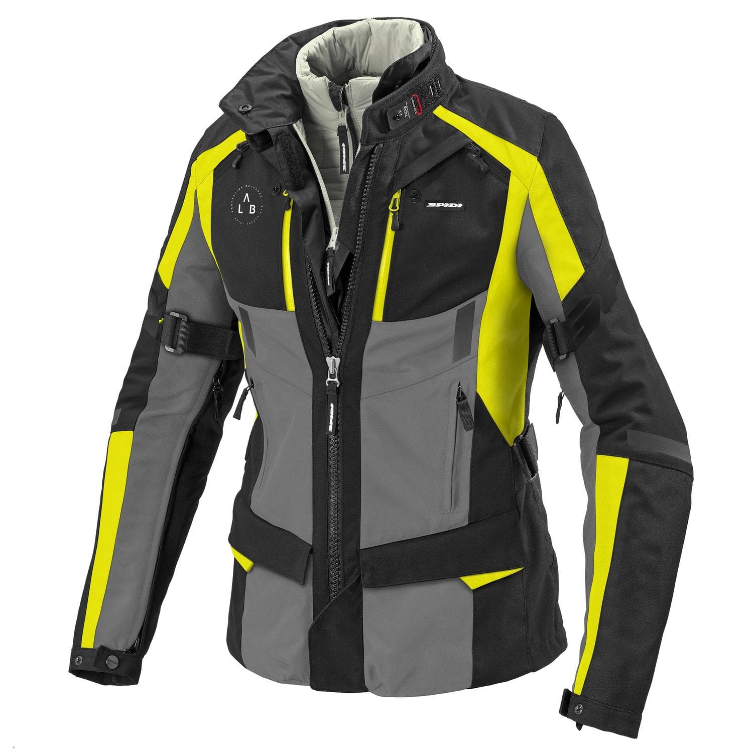 Bunda 4SEASON EVO dámska (čierna/sivá/fluo žltá, veľ. XS)