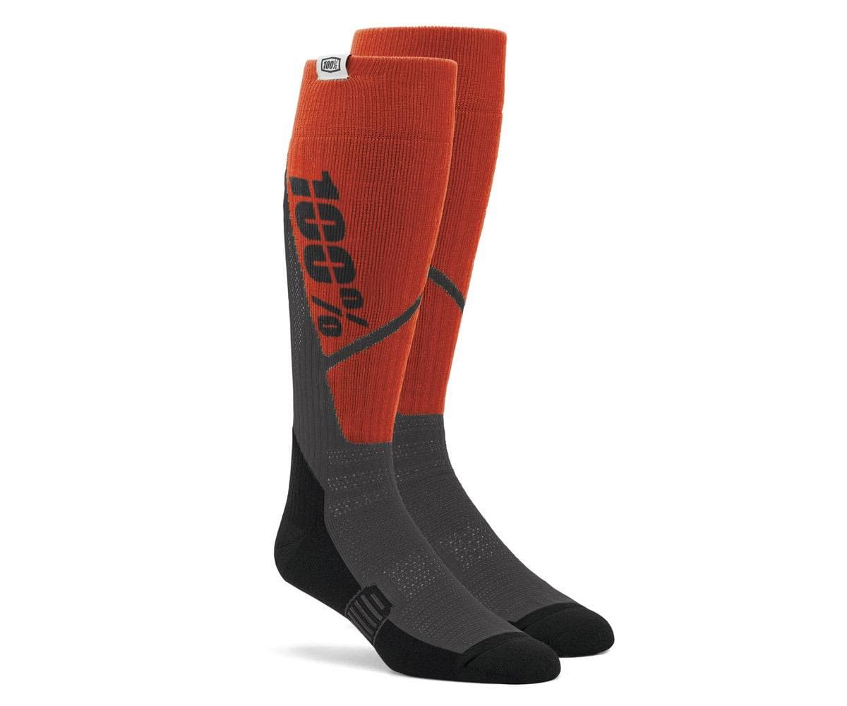 Ponožky TORQUE MX (oranžová/sivá, veľ. S/M)