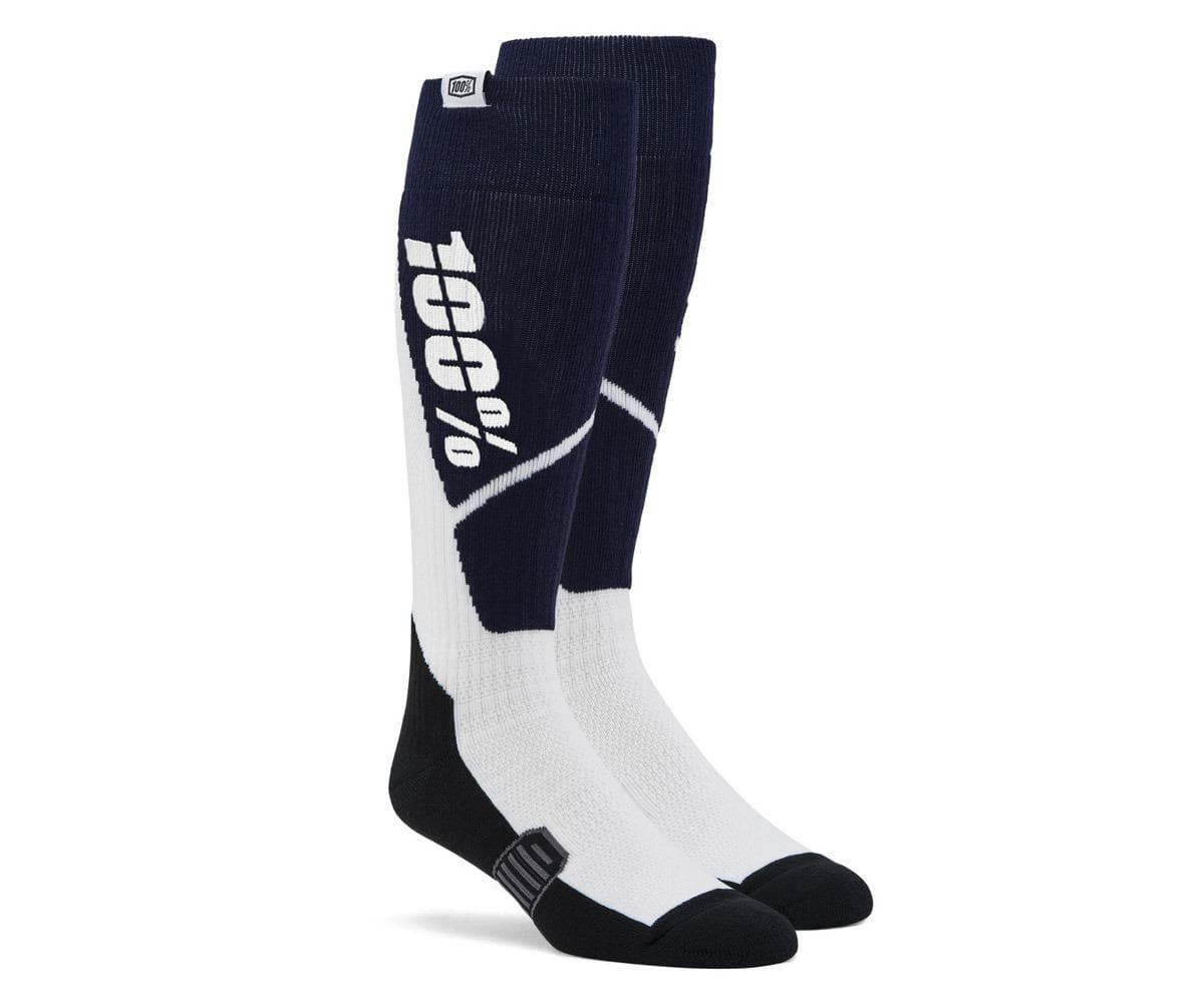 Ponožky TORQUE MX, 100% (modrá/biela, veľ. L/XL) 1