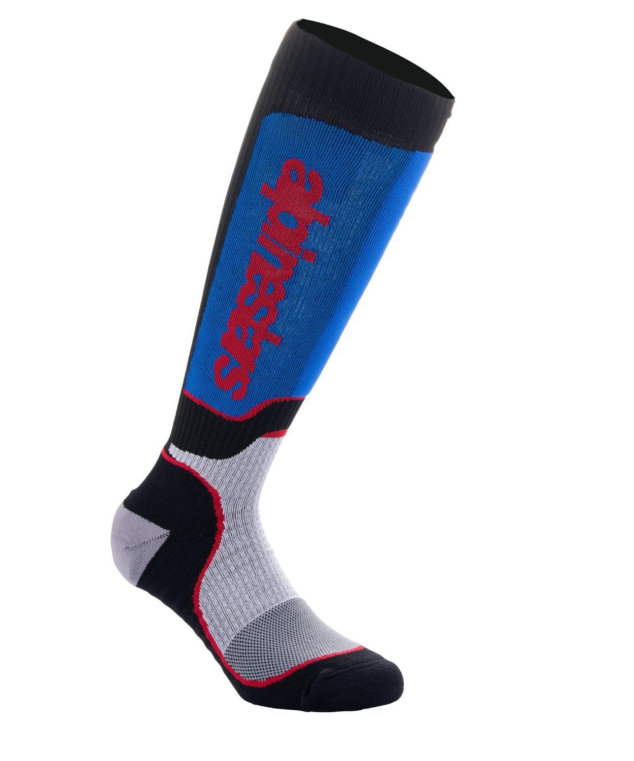 Ponožky MX PLUS (čierna/červená/modrá/sivá, veľ. M)