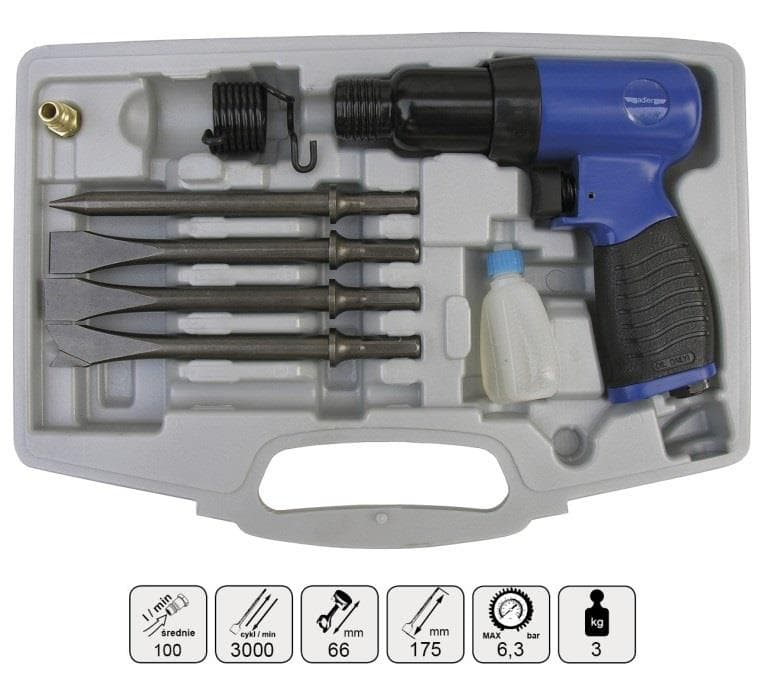 Sada Pneumatický sekáč AD-221 s príslušenstvom 1