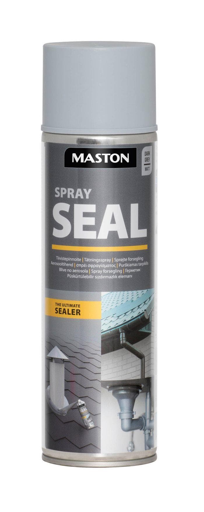 Maston seal tesniaci sprej, vytvára pogumovaný povrch tmavo šedý 500ml 1