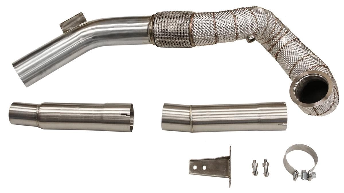 Downpipe Audi S3/ VW Golf MK7 R 3.5'' Tepelný štít 1