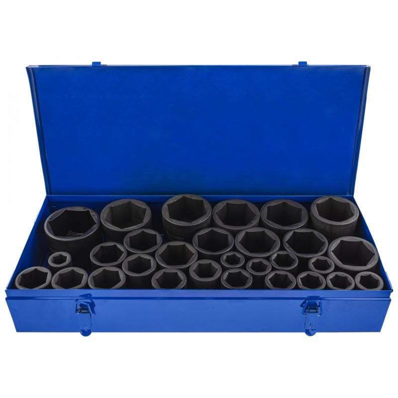 Sada nástrčných kľúčov 3/4" rázové utahovače , 6-hran, 19-65 mm, 29 ks. 1