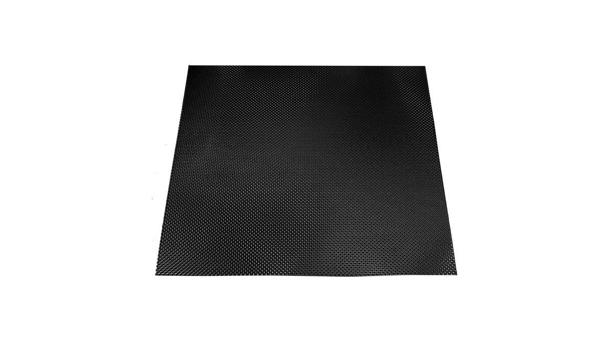 Tepelný štít z hliníka Turboworks Black – 0,5 mm, 30 x 30 cm