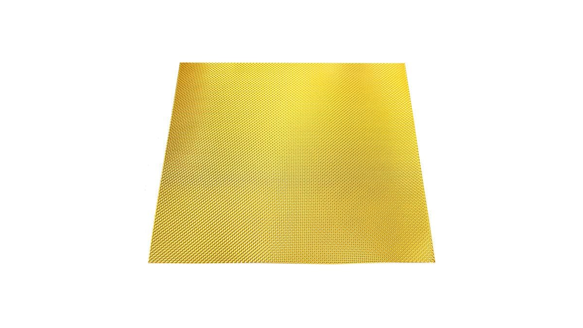 Tepelný štít z hliníka Turboworks Gold – 0,5 mm, 30 x 30 cm