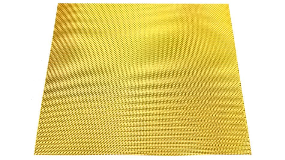 Tepelný štít z hliníka Turboworks Gold – 0,5 mm, 60 x 60 cm 1
