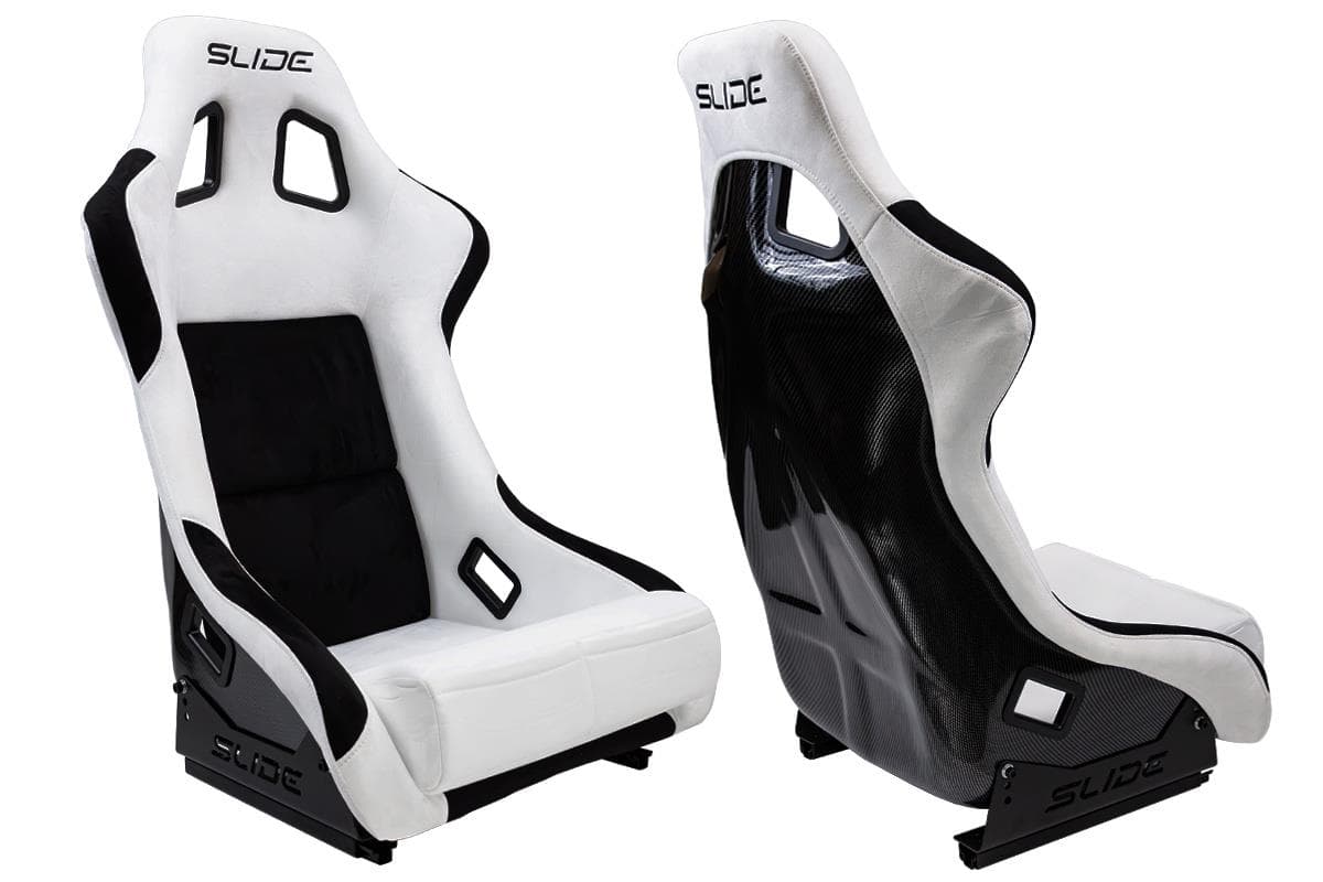 Športová sedačka SLIDE KS2 Premium White & Black Welur Carbon 1