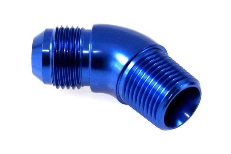 Spojka Full Flow 45° AN10-3/4NPT - MP-AL-546