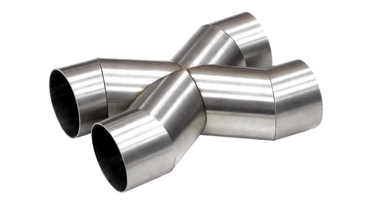 Nerezová výfuková rozbočka X-PIPE 70 mm (2,75") – zváracia