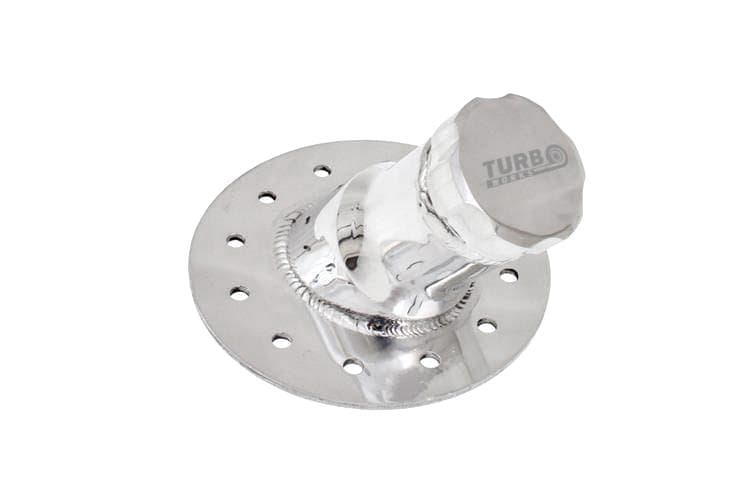 Hrdlo (nádržový uzáver) paliva TurboWorks hliníkové, strieborné - MP-ZP-037 1
