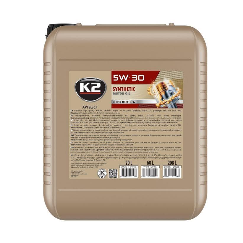 Olej K2 5W-30 XL FUEL ECONOMY 20L 1