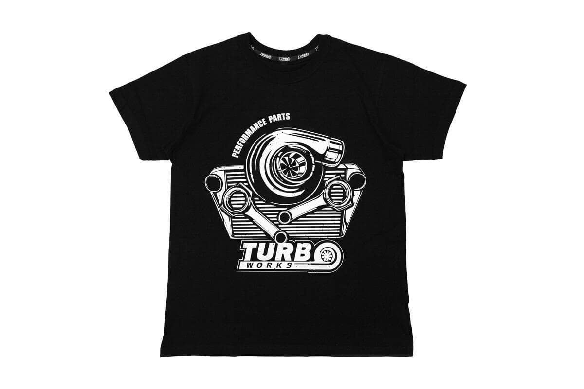 Tričko TurboWorks čierne M 1