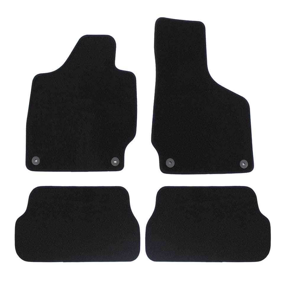 Premium black velúrové autokoberce Audi TT 8J 2006-2014 4ks