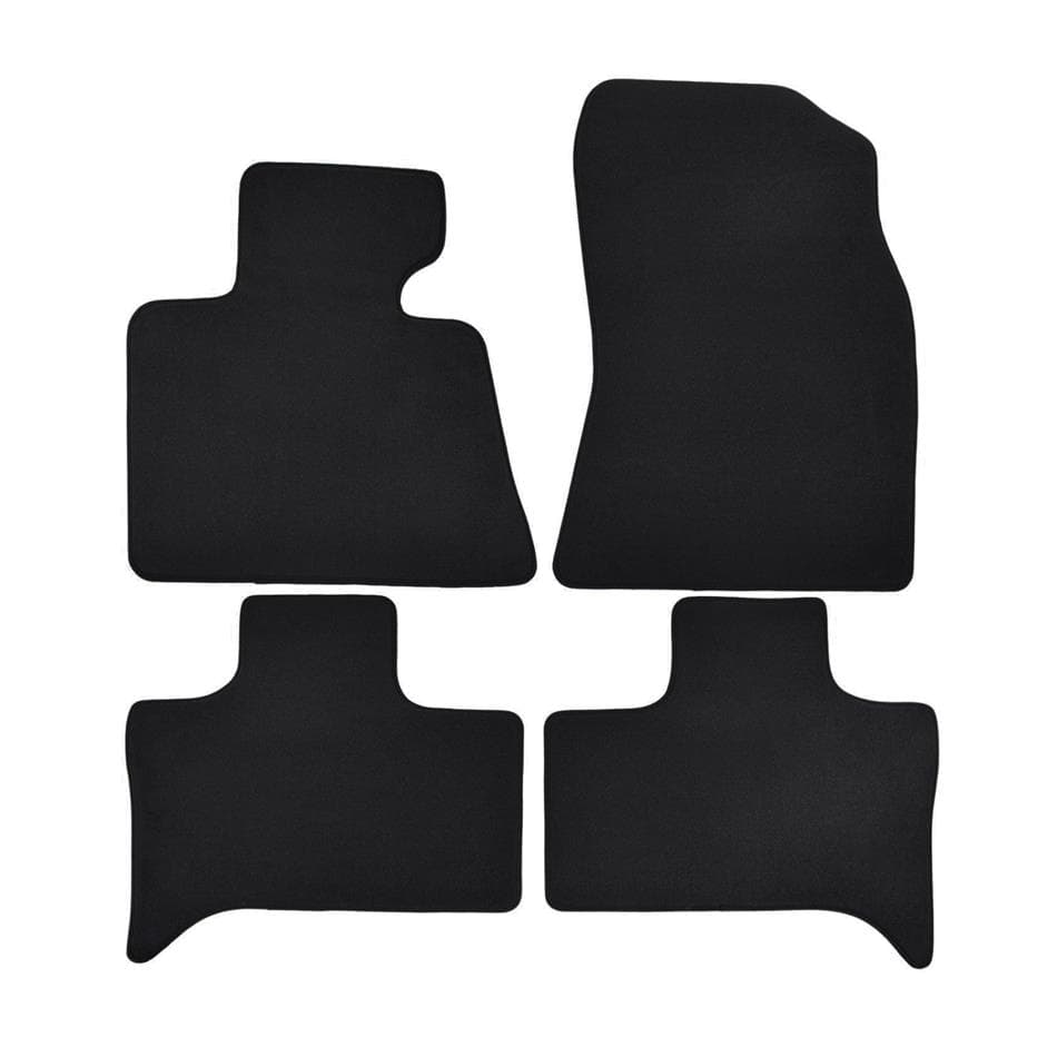 Premium black velúrové autokoberce BMW X5 E53 2000-2006 4ks