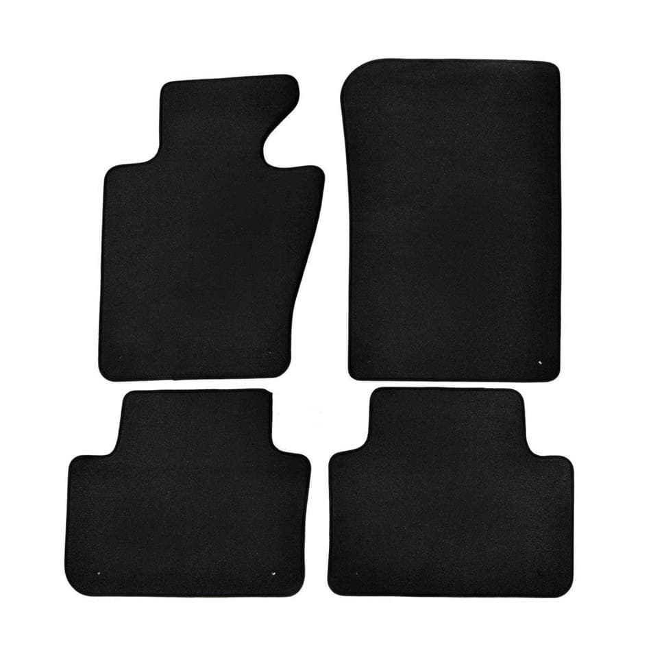 Premium black velúrové autokoberce BMW X3 E83 2004-2010 4ks 1