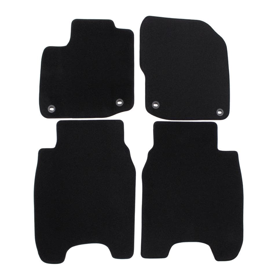 Premium black velúrové autokoberce Honda Civic 2012-2016 4ks