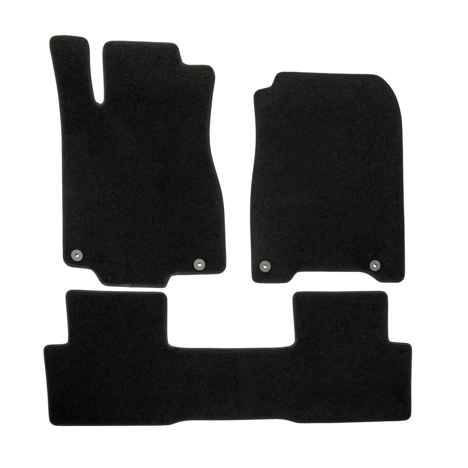 Premium black velúrové autokoberce Honda CRV 2012-2016 4ks