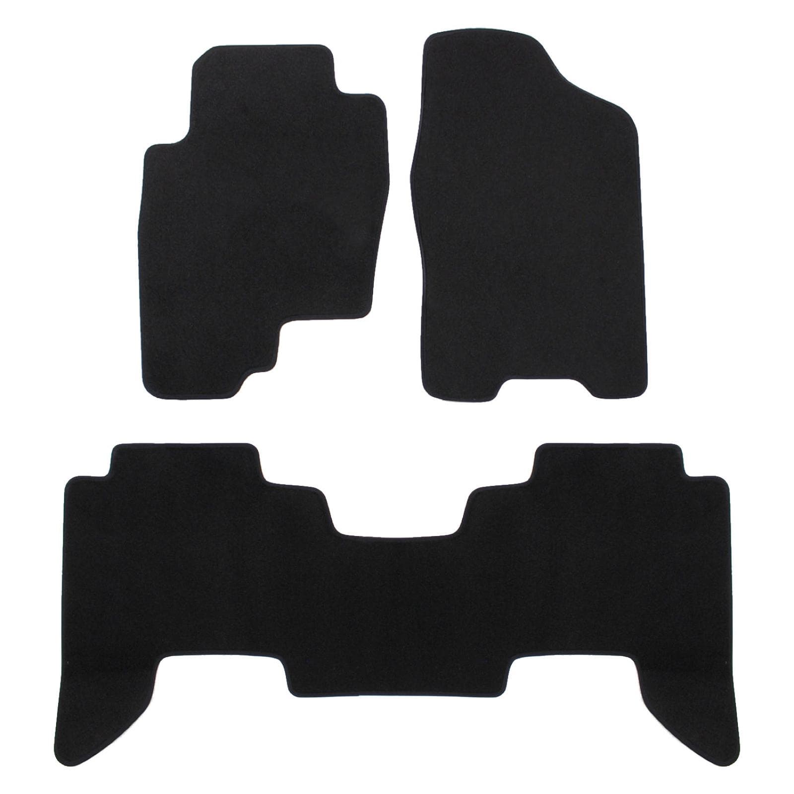 Premium black velúrové autokoberce Nissan Pathfinder 2005-2014 4ks