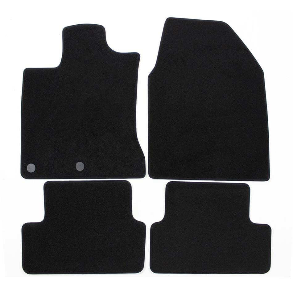 Premium black velúrové autokoberce Nissan Qashqai J10 2007-2013 4ks